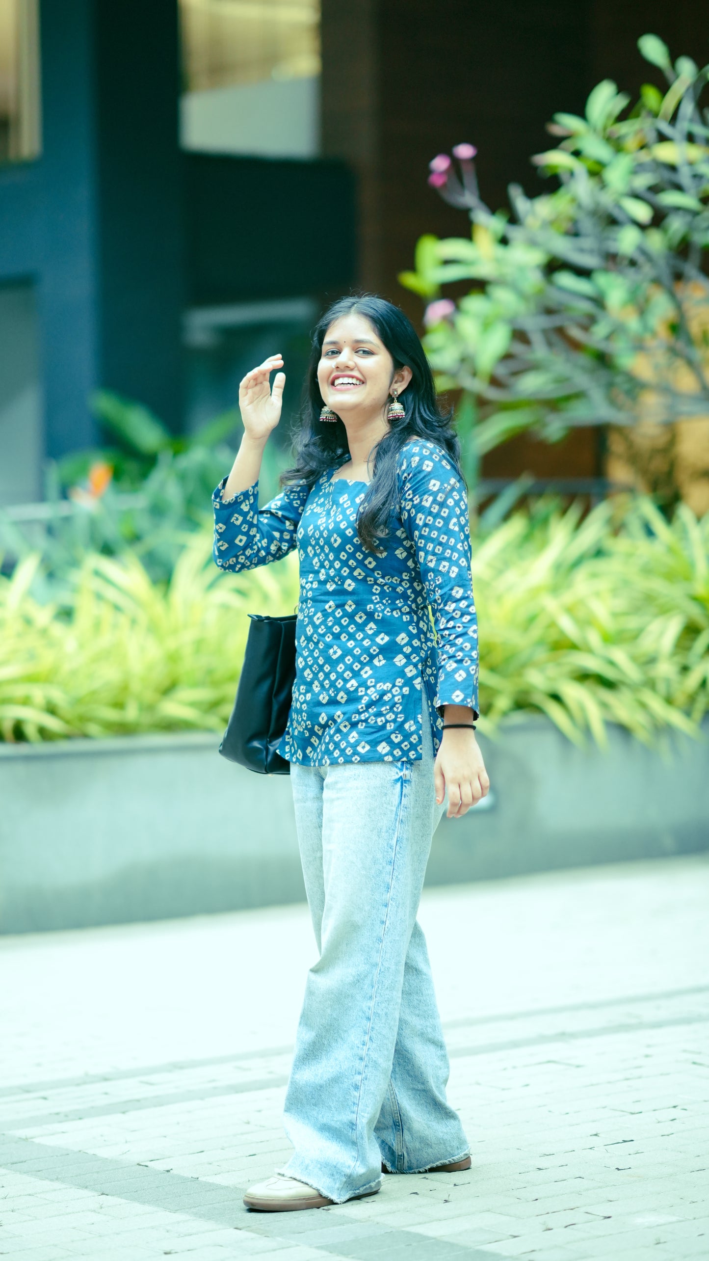 Indigo Breeze Printed Kurti